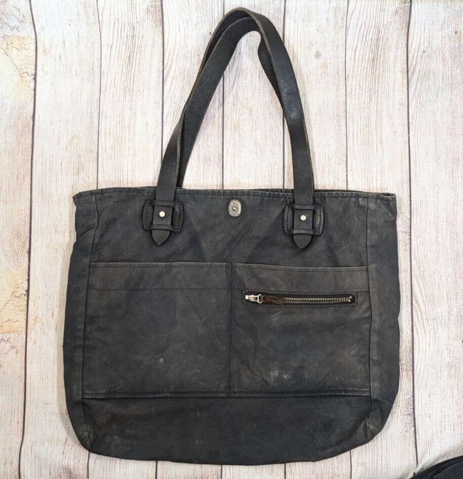 Tanner Goods Men’s Canvas Leather Tote Travel Bag Made in USA
