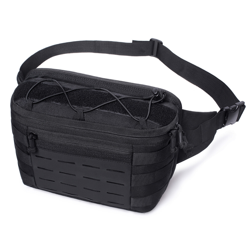 Molle Waist Pack High-capacity Crossbody Pouch Tool Bag for Work Travel School
