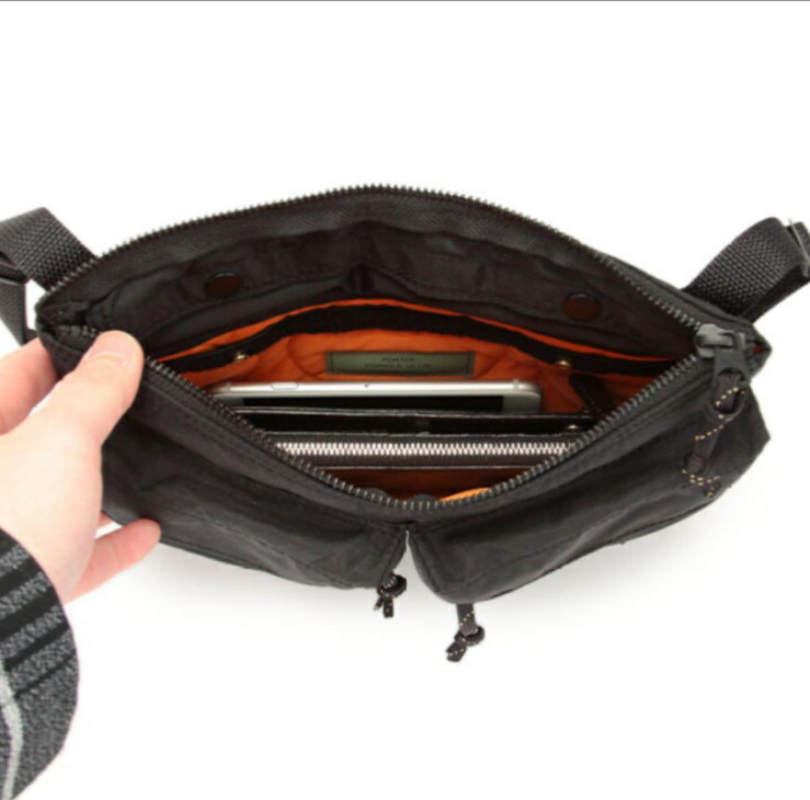 NEW PORTER Yoshida Bag Shoulder Bag FORCE Black 855-05458 Made in Japan
