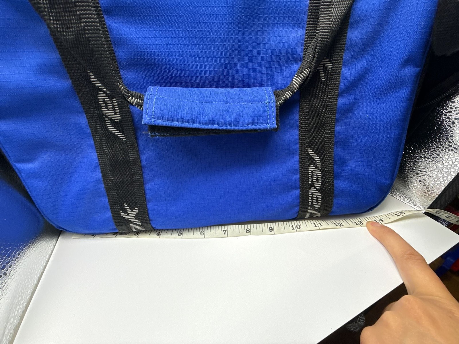 Reebok Royal Blue and Black Laptop Messenger Bag with Carry Handles