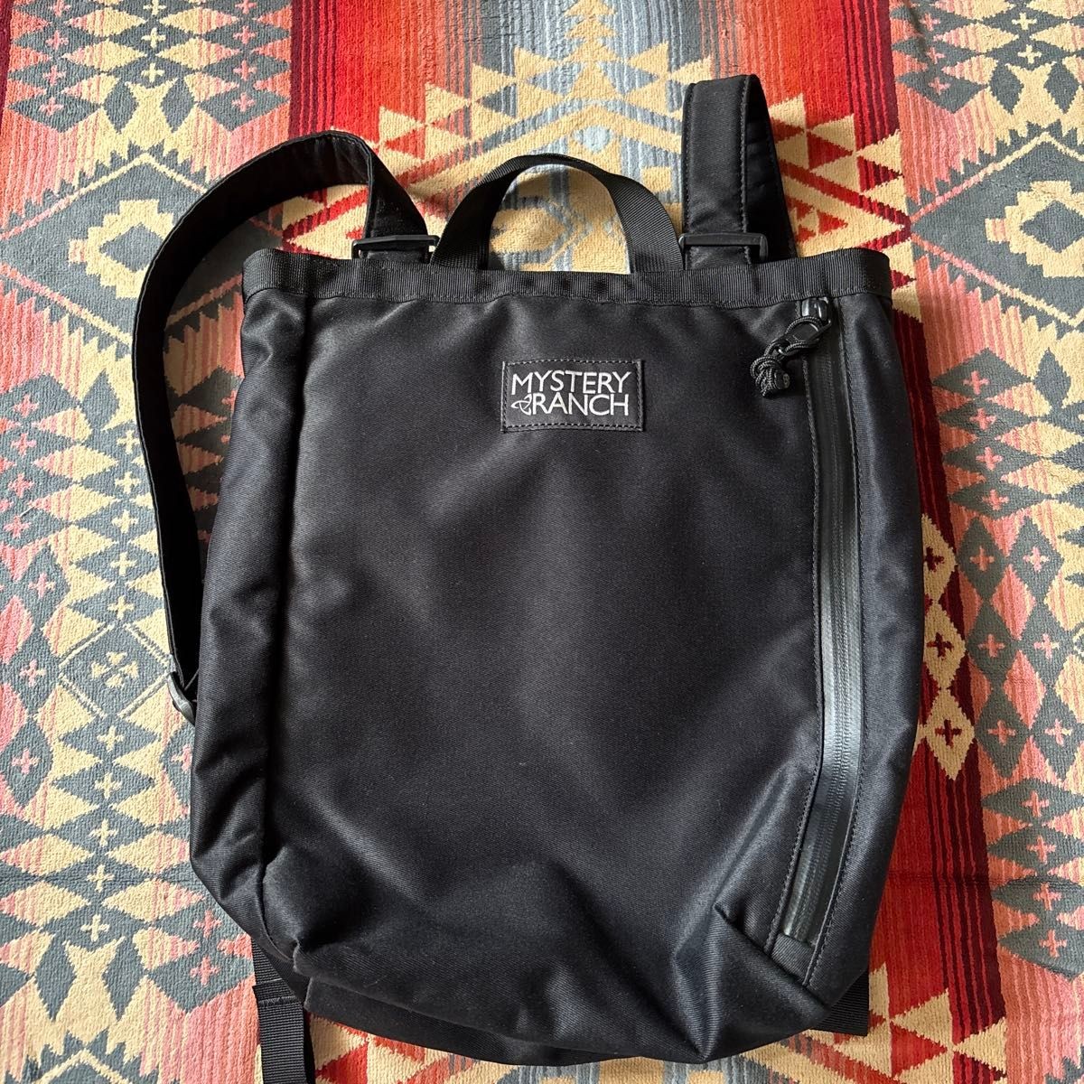 MYSTERY RANCH Booty Bag Black 2-Way Backpack Tote Casual Everyday Used Extra