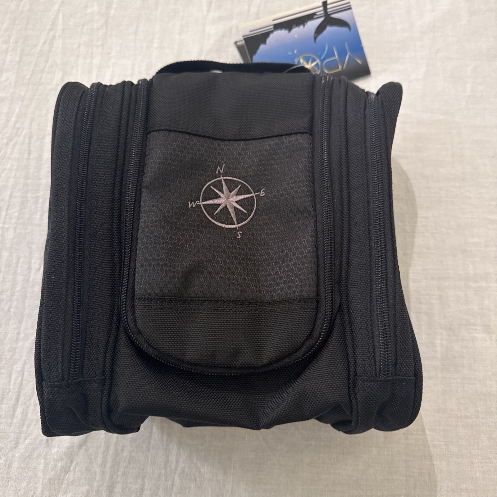 Mens Hanging Glacier Toiletry Bag Organizer W/ Multiple Pockets YPO/ NWT