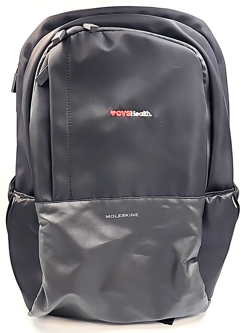 Moleskine Business Laptop Backpack – Black CVSHealth Edition – Gemline Model