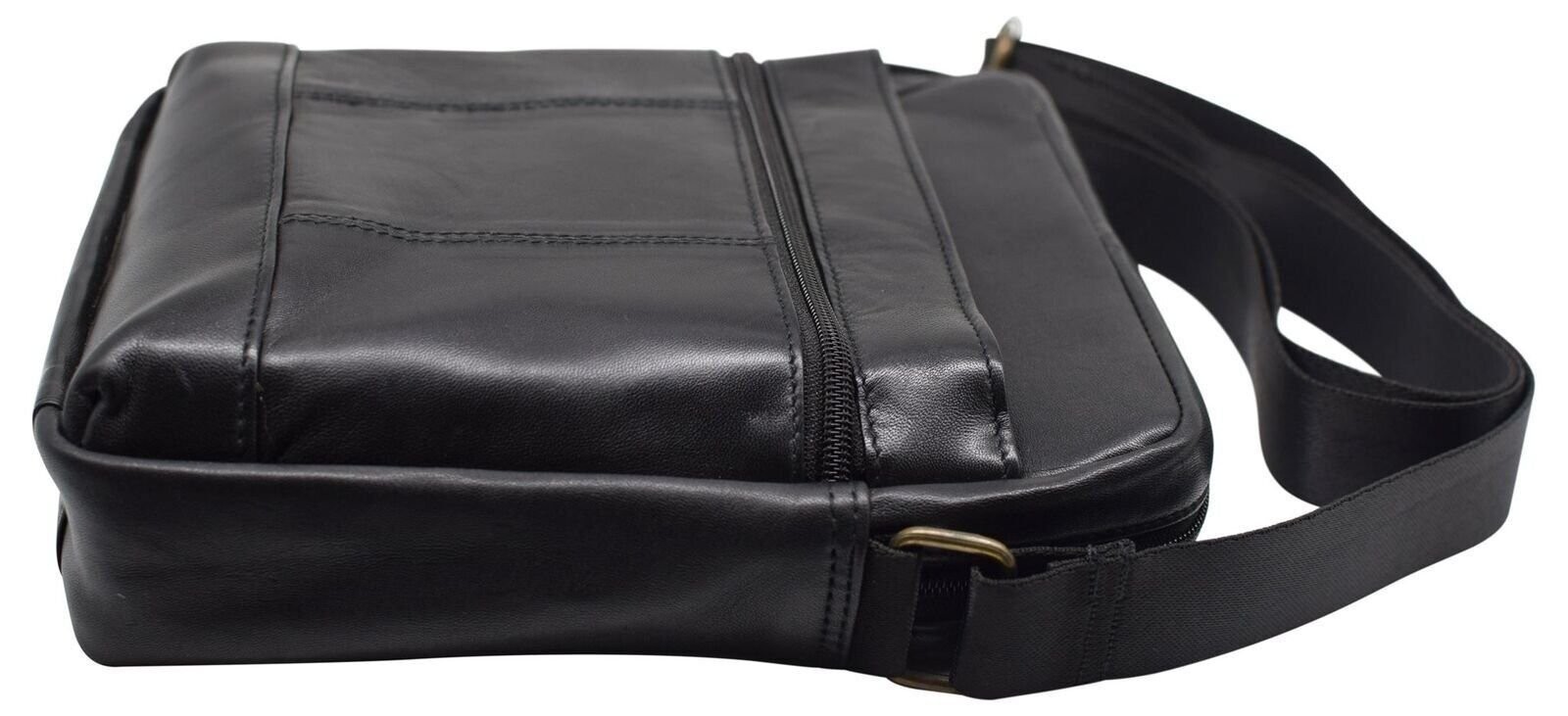 Genuine Leather Man Purse Shoulder Bag Small Mens Crossbody Messenger Bags for W