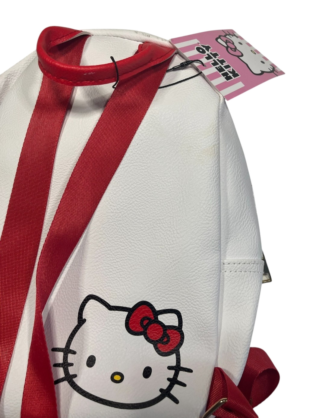 2023 HELLO KITTY x SANRIO White/Red MINI BACKPACK Kid youth School Book Hike Bag
