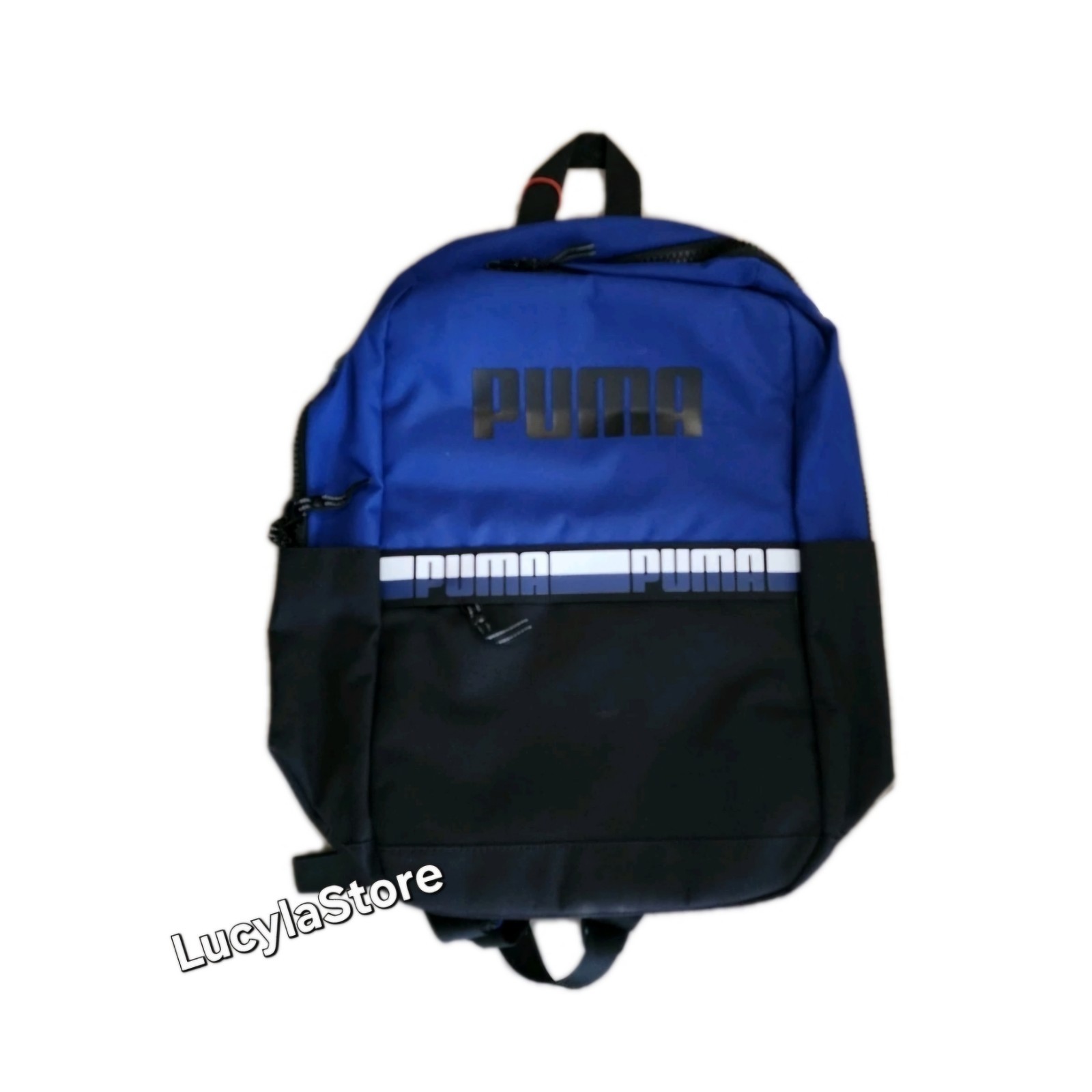 17.5 in Puma Speedway Laptop Backpack Padded Adjustable Shoulder Strap Blue