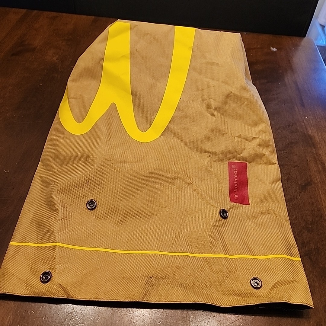 Classic Retro Paperbag Canvas McDonald’s Backpack Rucksack purse 90s Y2K Bag