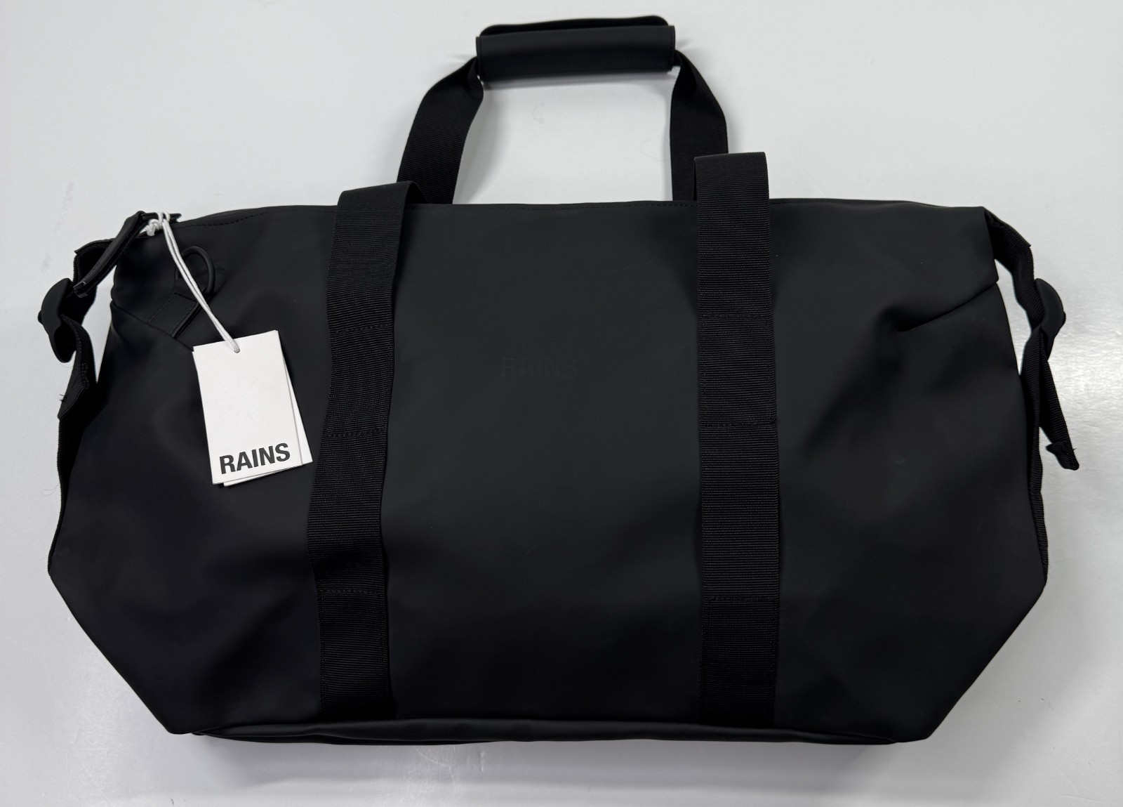 Rains Weekend Bag Small Black Missing Shoulder Strap New with Tags