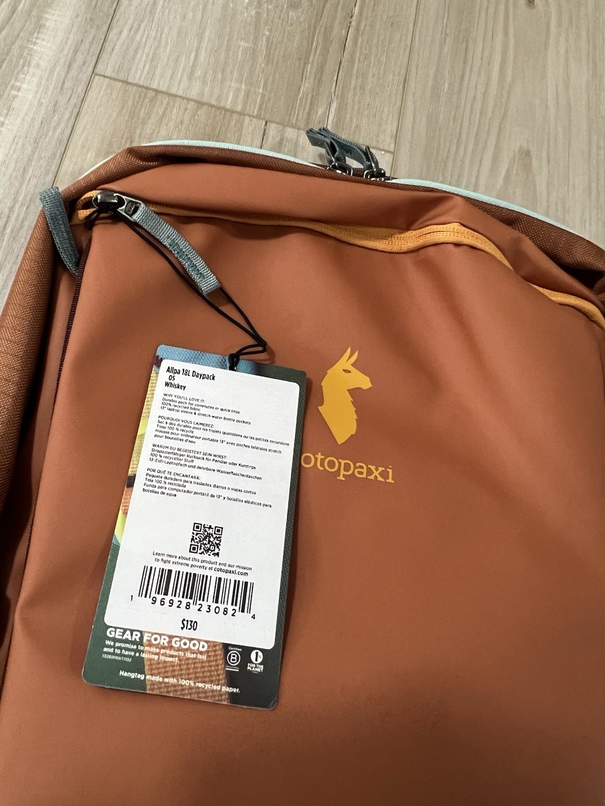 Cotopaxi Allpa 18L Daypack Whiskey Tan Travel Backpack -Laptop Sleeve.10