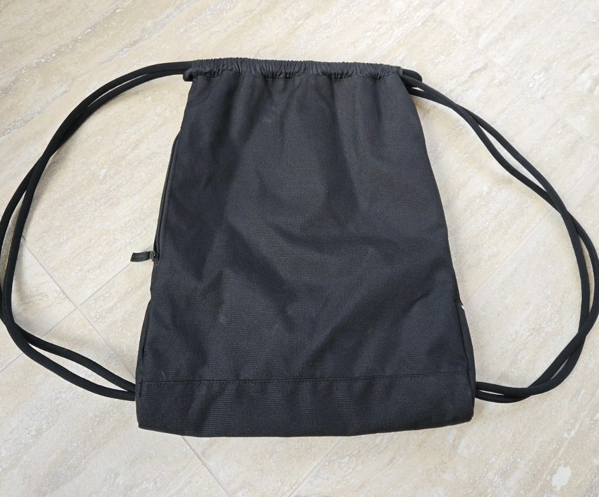 Oakley Street Satchel Drawstring Bag Backpack Black 13L
