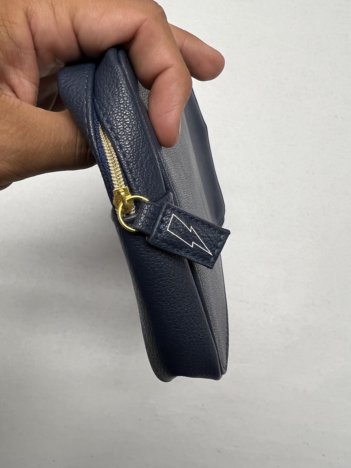 Pouch Bag, Carolina Herrera Bad Boy, Navy Blue, Brand New