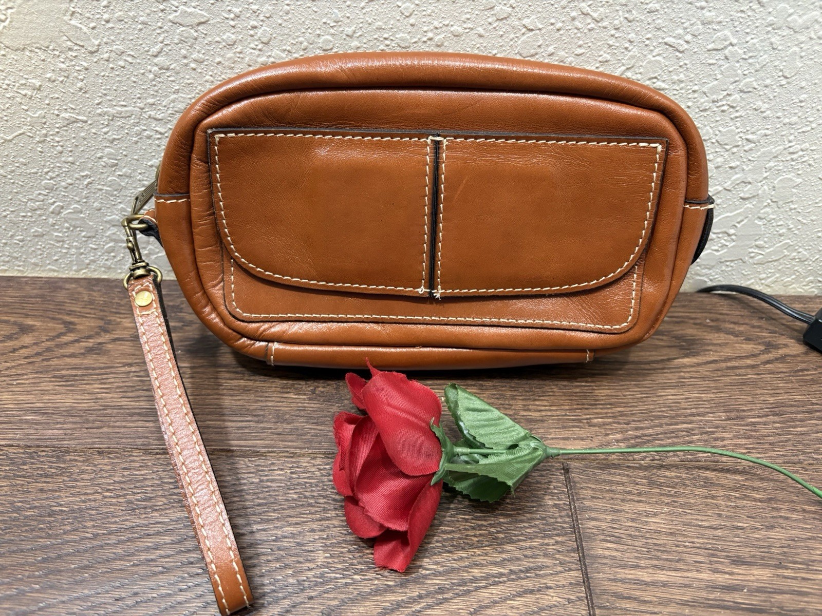 🔥 Patricia Nash Leather Men’s Heritage Travel Case Brown 10” X 5”