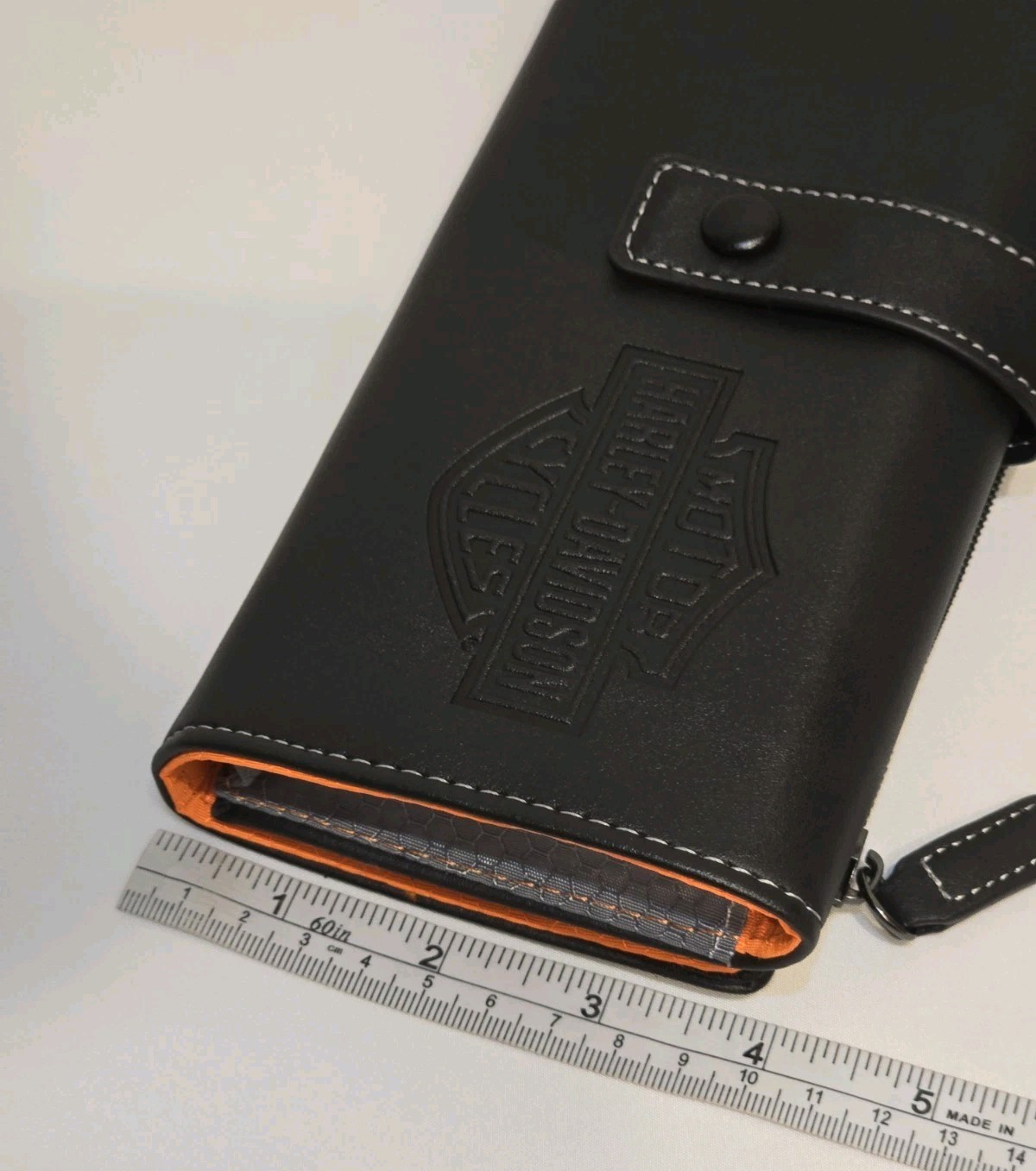 Harley Davidson Backpack Travel Tech Organizer Wallet 12″ / 9″ Lot In Black