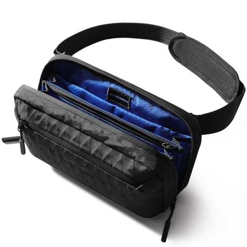 Sling Bag for Men, 2.5L Crossbody Bag Small Chest Shoulder Pack with Removable