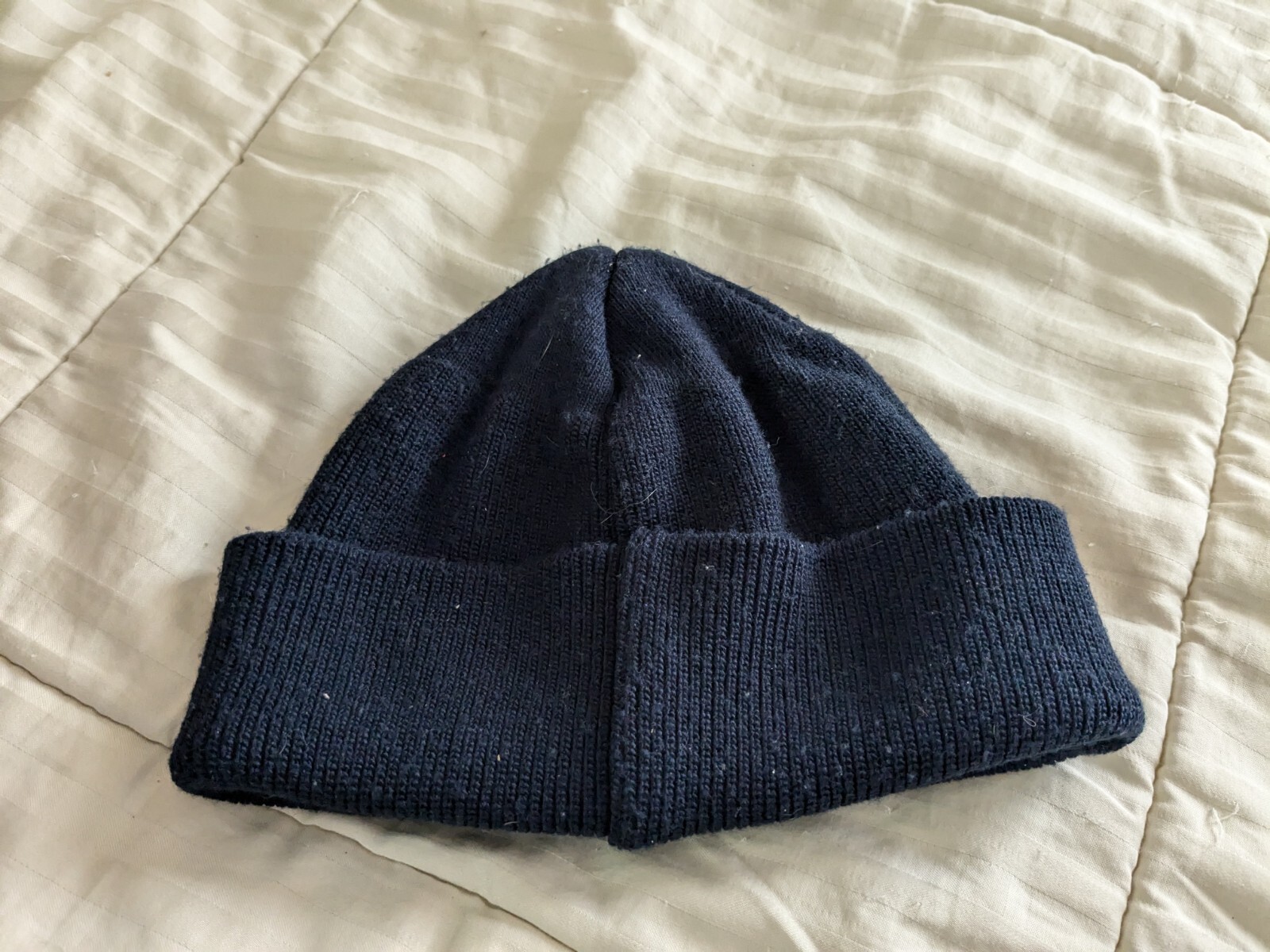Vintage Diesel Blue Backpack And Blue Knit Diesel Beanie