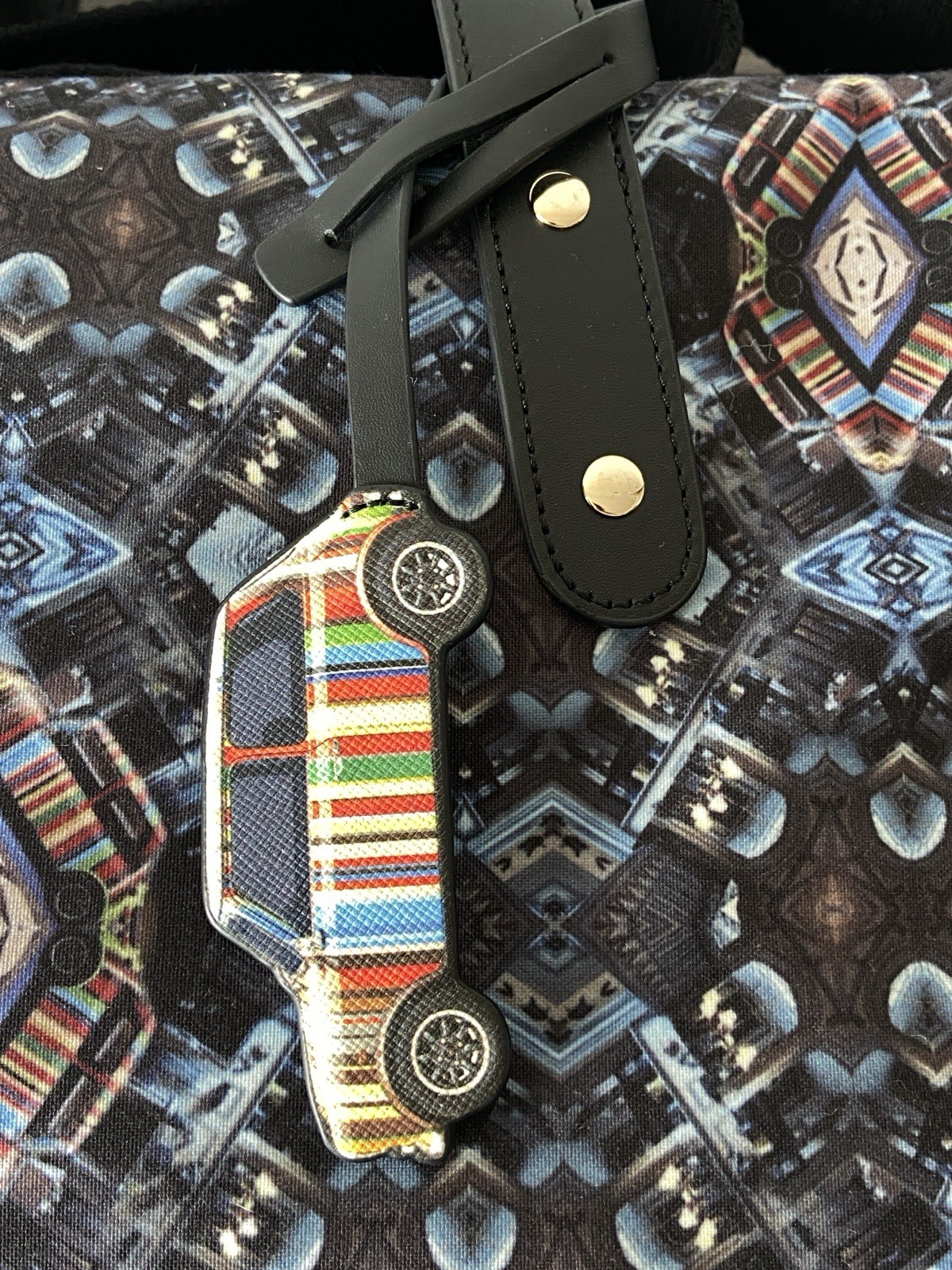 PAUL SMITH KALEIDOSCOPE MINI PRINT FOLIO MESSENGER BAG RETAIL BNWT