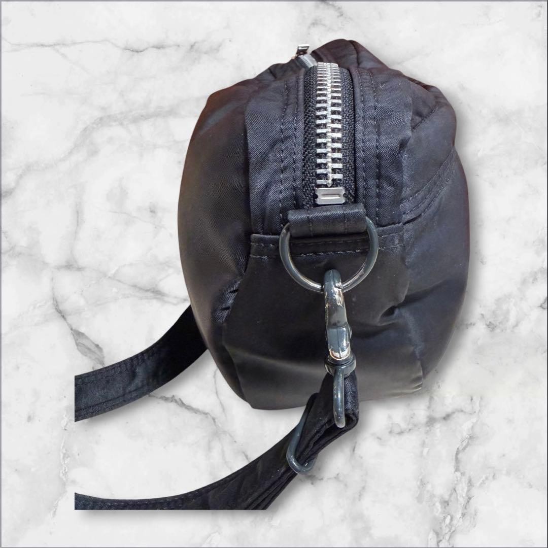 Excellent condition PORTER Tanker Shoulder Bag, Black, Oval