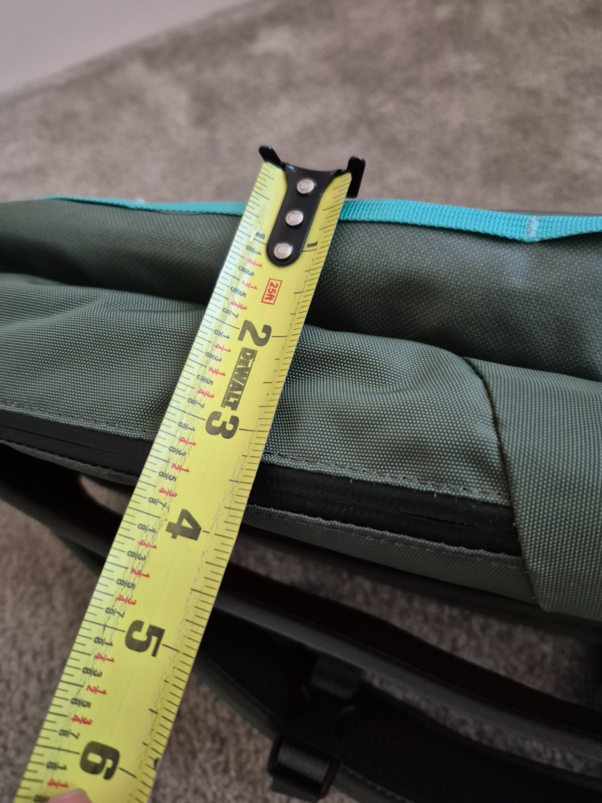 backpack Cotopaxi bag green teal nylon trekking laptop travel rain Vaya 18L