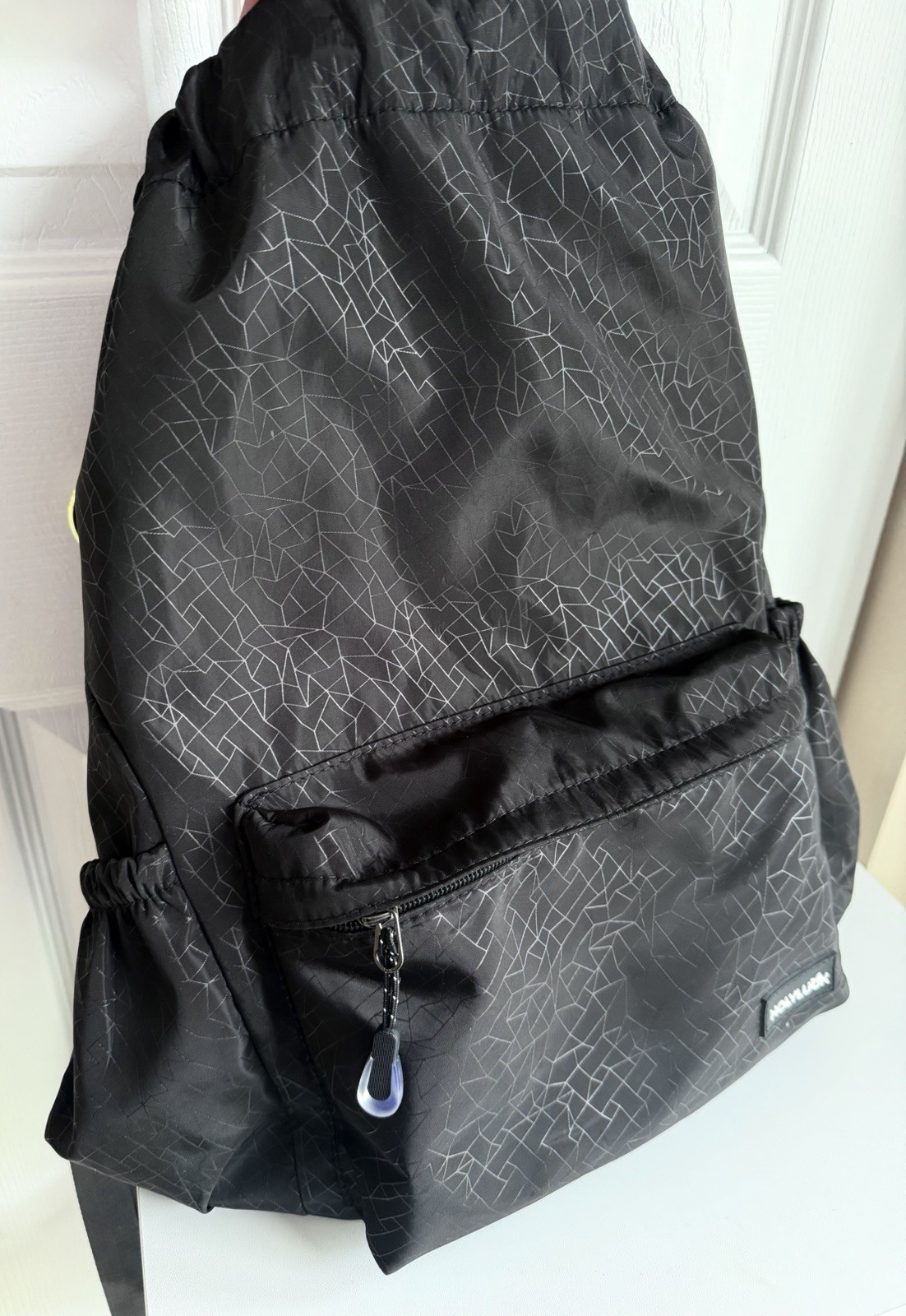 Gym Backpack, Water resistant, String Cinch, Side Zipper, Pockets