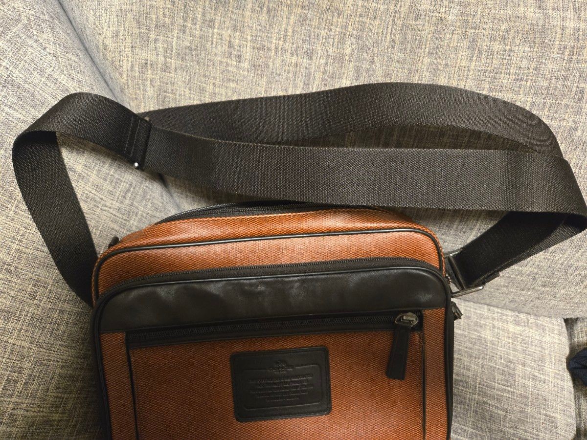 COACH Shoulder Bag Brown x Black Men’s