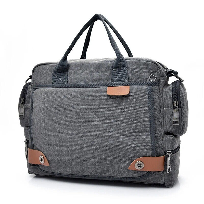 Men’s Crossbody Bag Canvas Shoulder Bag Travel Handbag Leisure Shoulder Bag