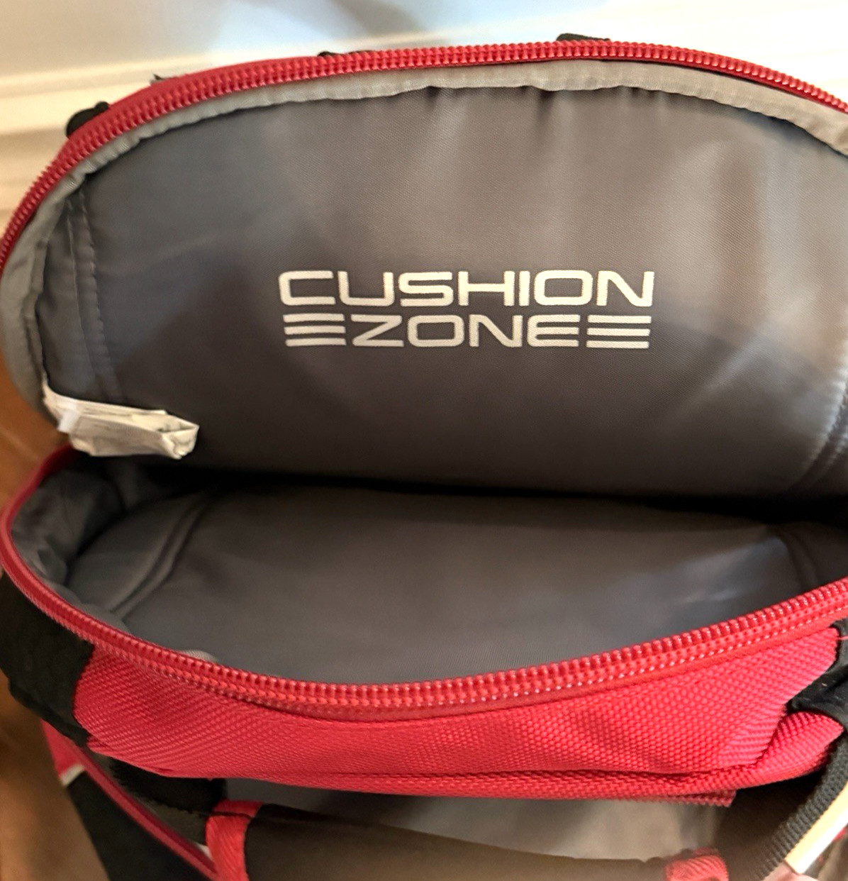 High Sierra Elite 17″ Laptop Backpack Business Travel Tech Bag Red/Gray Black