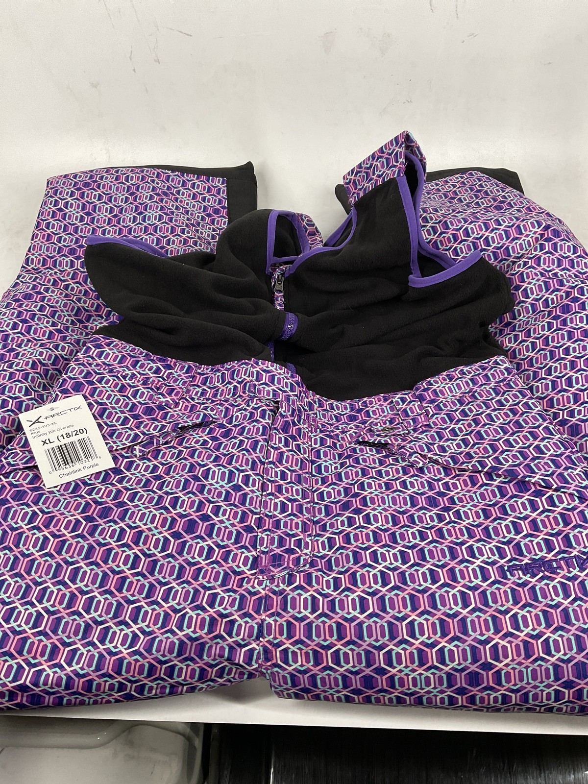 Arctix Kids Infinity Bib Overalls Chainlink Purple X Large U2