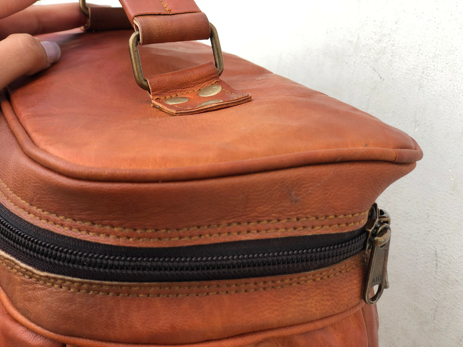 GVB Reputed Leather DSLR Canon Sony Camera Lens Crossbody Briefcase Vintage Bag