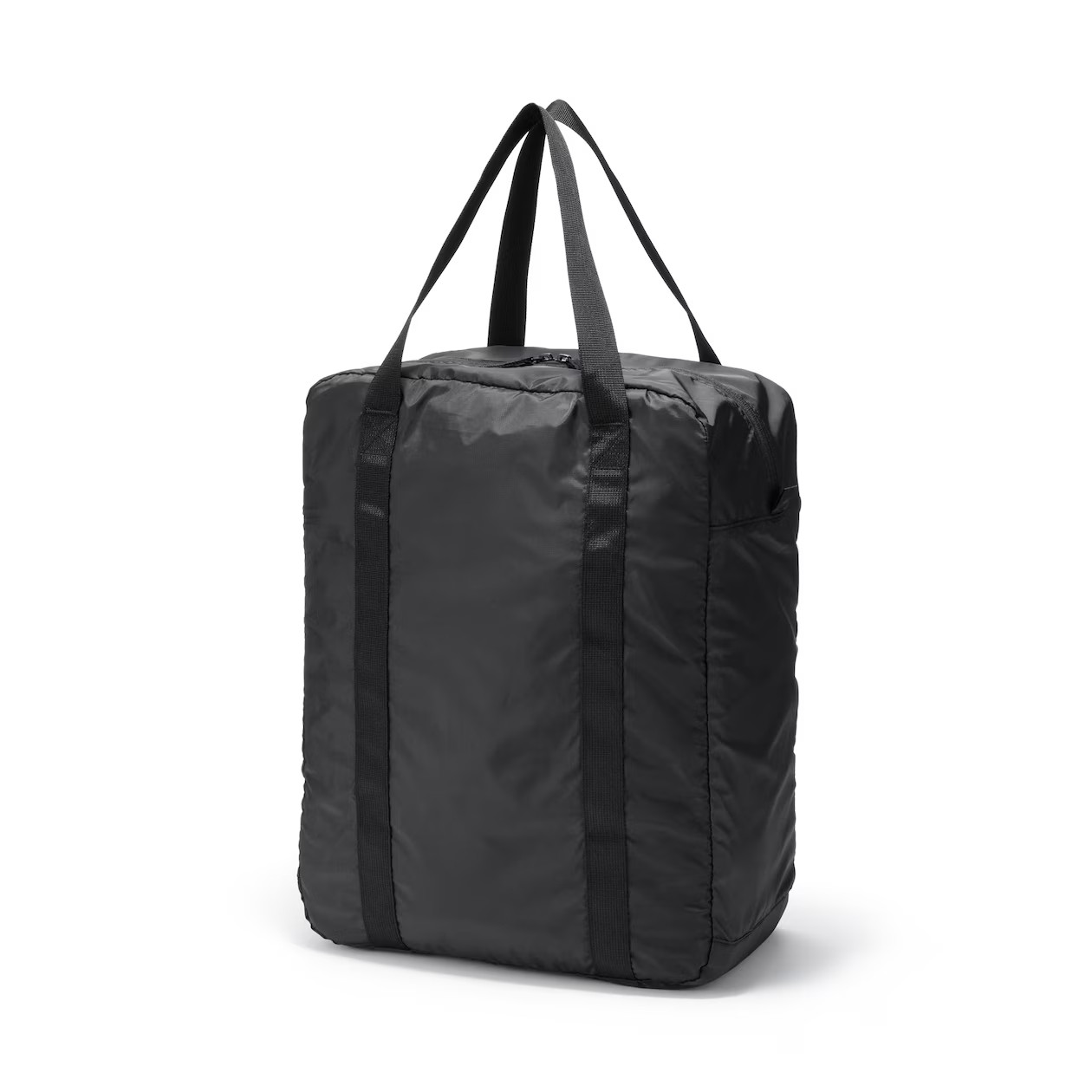 MUJI Packable Water-Repellent Vertical Boston Bag Black/Khaki/Dark Beige NWT
