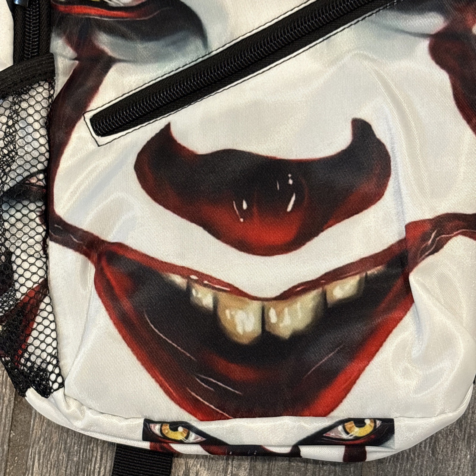Halloween It Clown Chest Pack One Shoulder Crossbody Bag Scary Horror Frightened