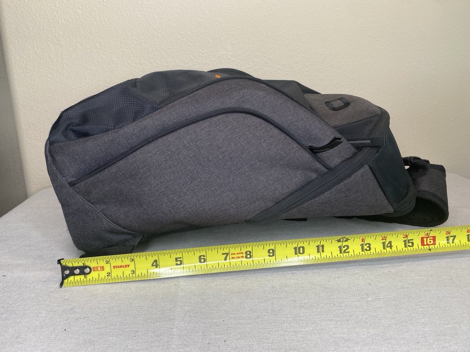 Ogio Backpack Gambit Padded Laptop Backpack Graphite Black Grey Audacy Logo