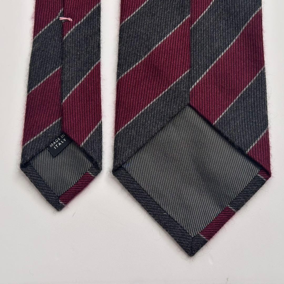 LUIGI BORRELLI Cashmere Tie 9.4cm Blade Used Condition