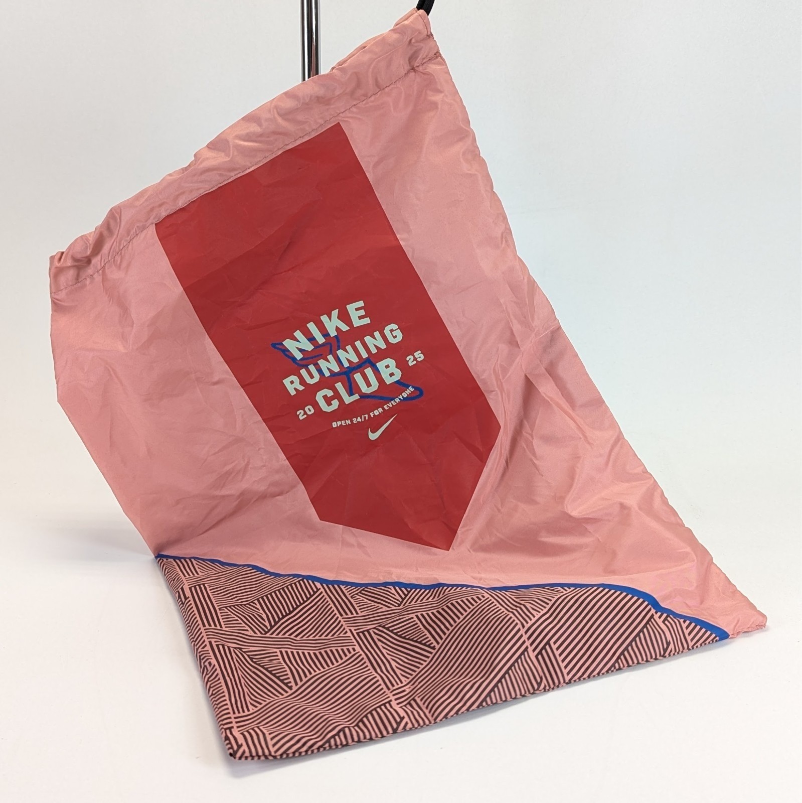 Nike Running Club Track & Field Storage Drawstring Track Shoe Bag 17 x 13.5″ NEW