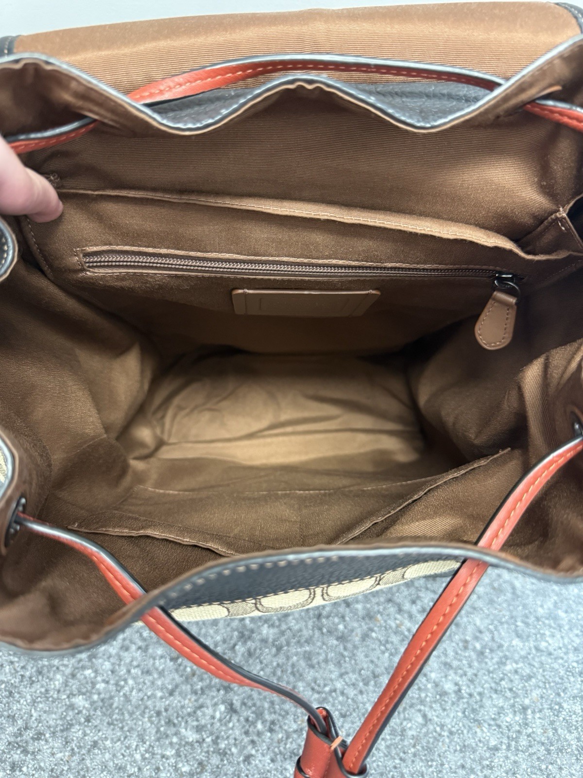 Coach Men’s Sprint Backpack In Signature Jacquard Canvas/Leather CT016 $750