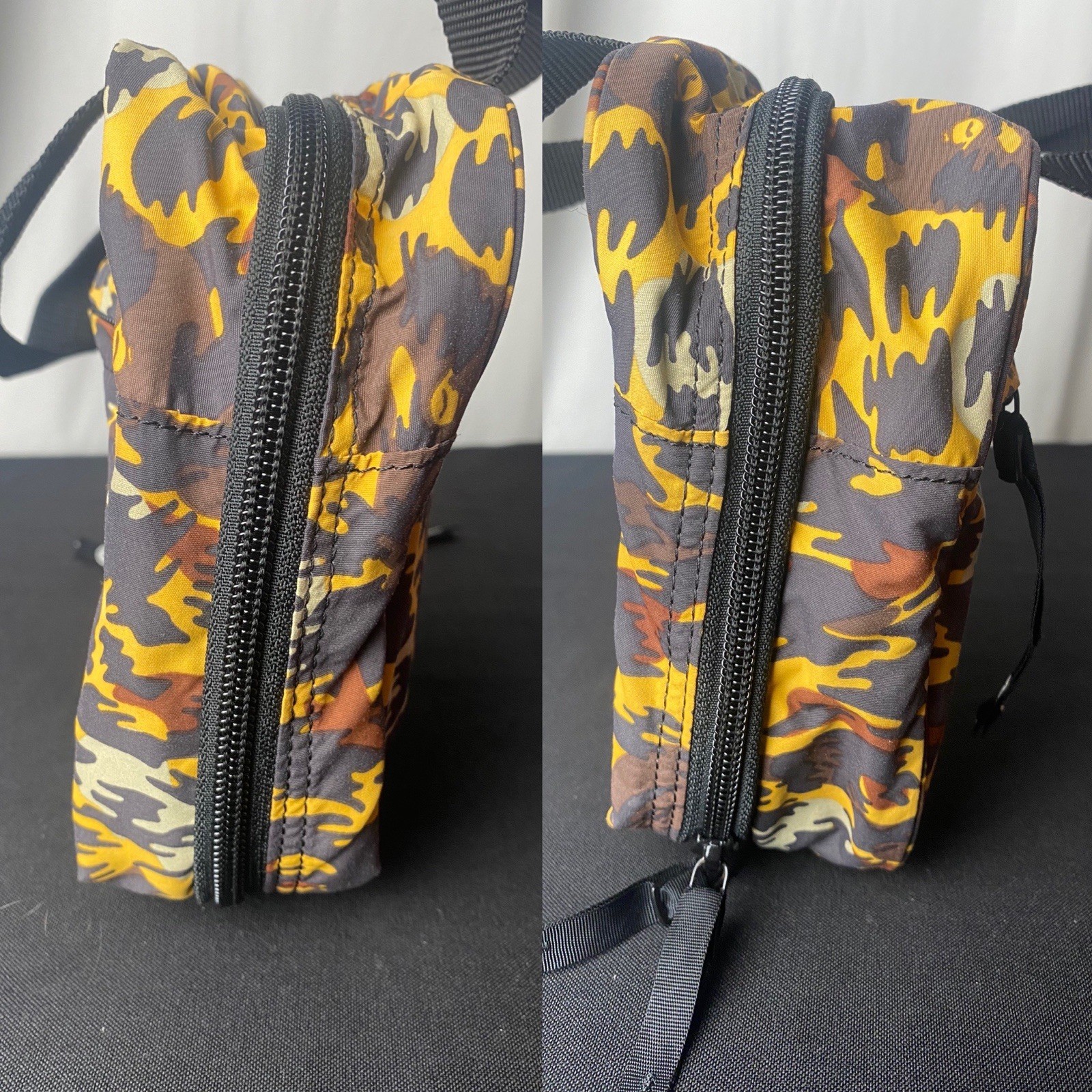 A Bathing Ape (Bape) Orange Animal Print Toiletries Bag 100% Authentic Rare