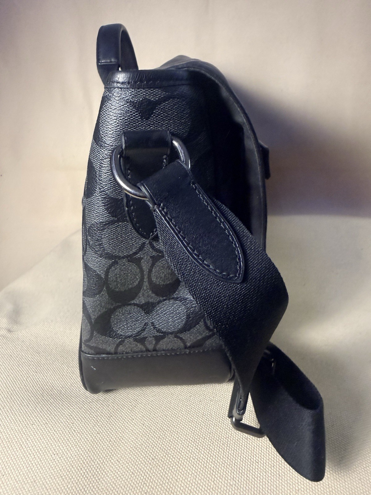 Coach Metropolitan Slim Messenger C2793 – Black Signature Leather