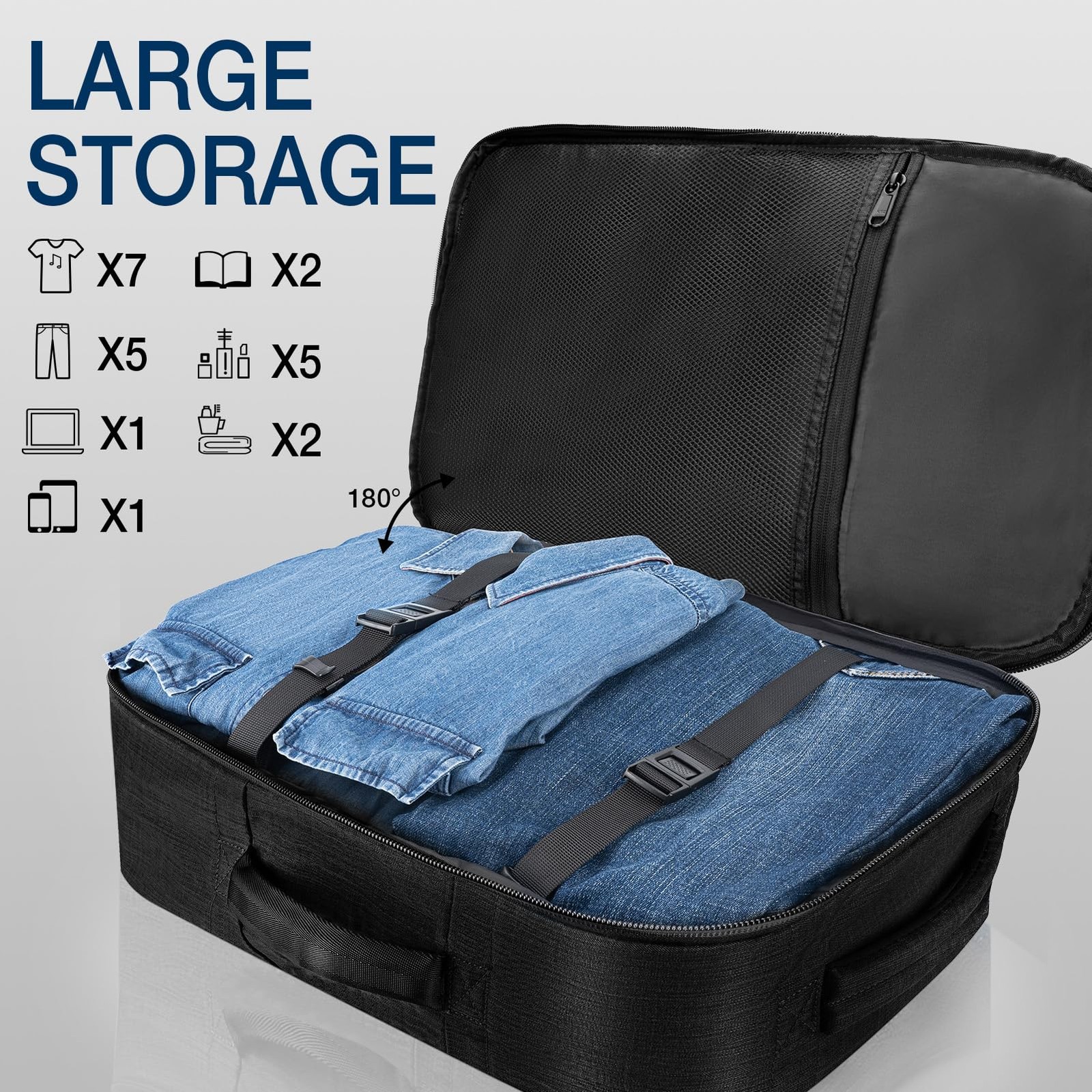 Dinictis Travel Backpack Carry on Flight Approved, Backpack Suitcase for Trav…