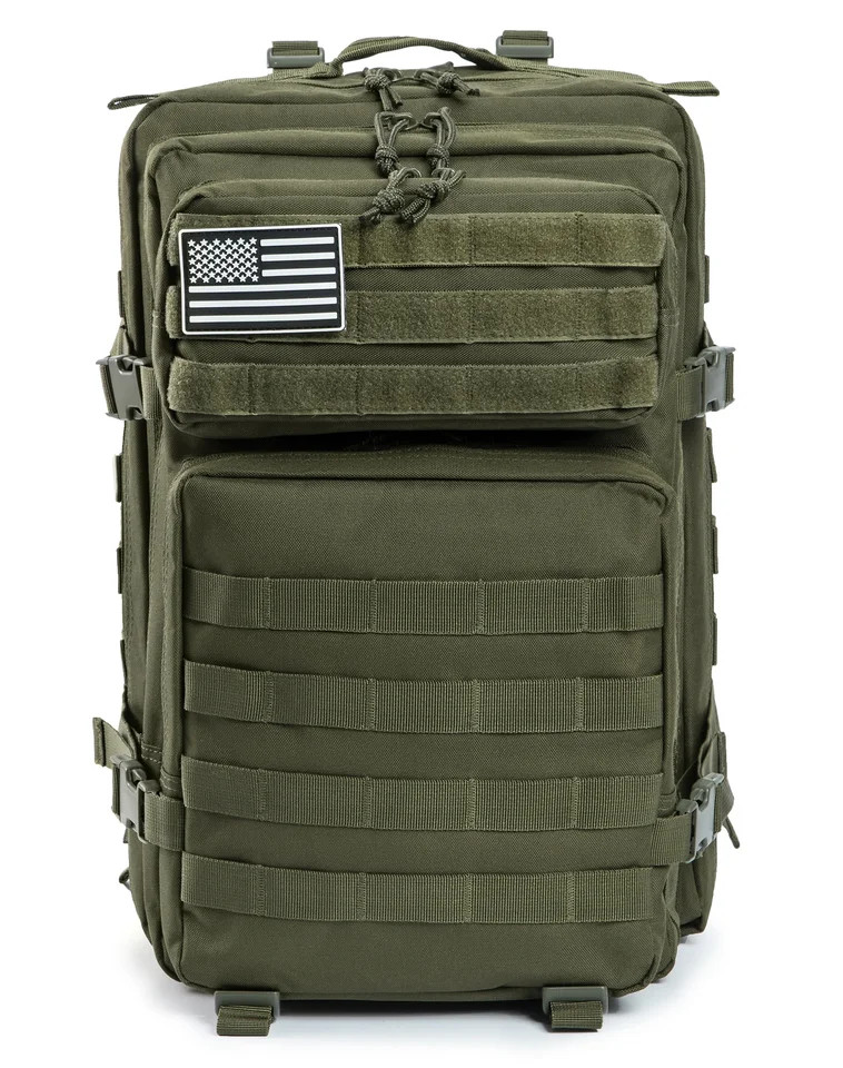 45L Tactical Backpack Large Capacity Outdoor Hiking Fitness Camping Gear Bag
