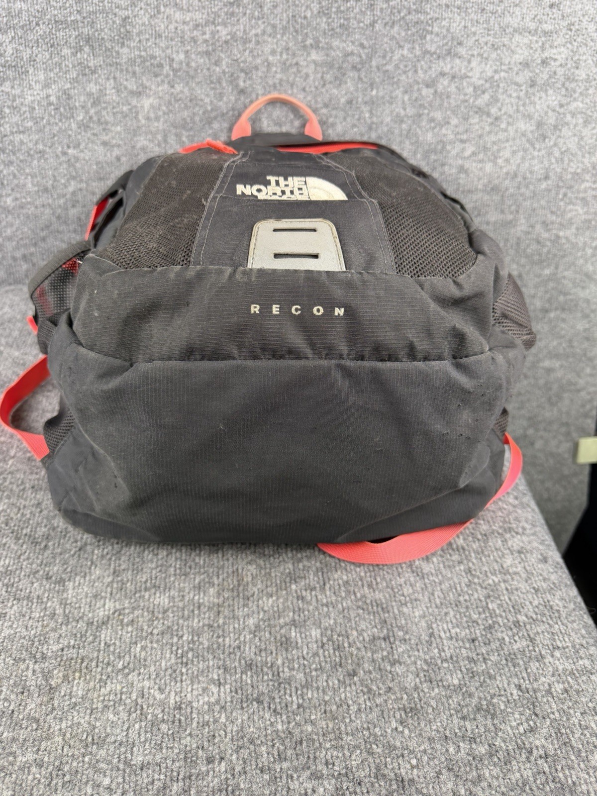 The North Face Recon Backpack Black Hiking Outdoors Laptop School Pink Gray