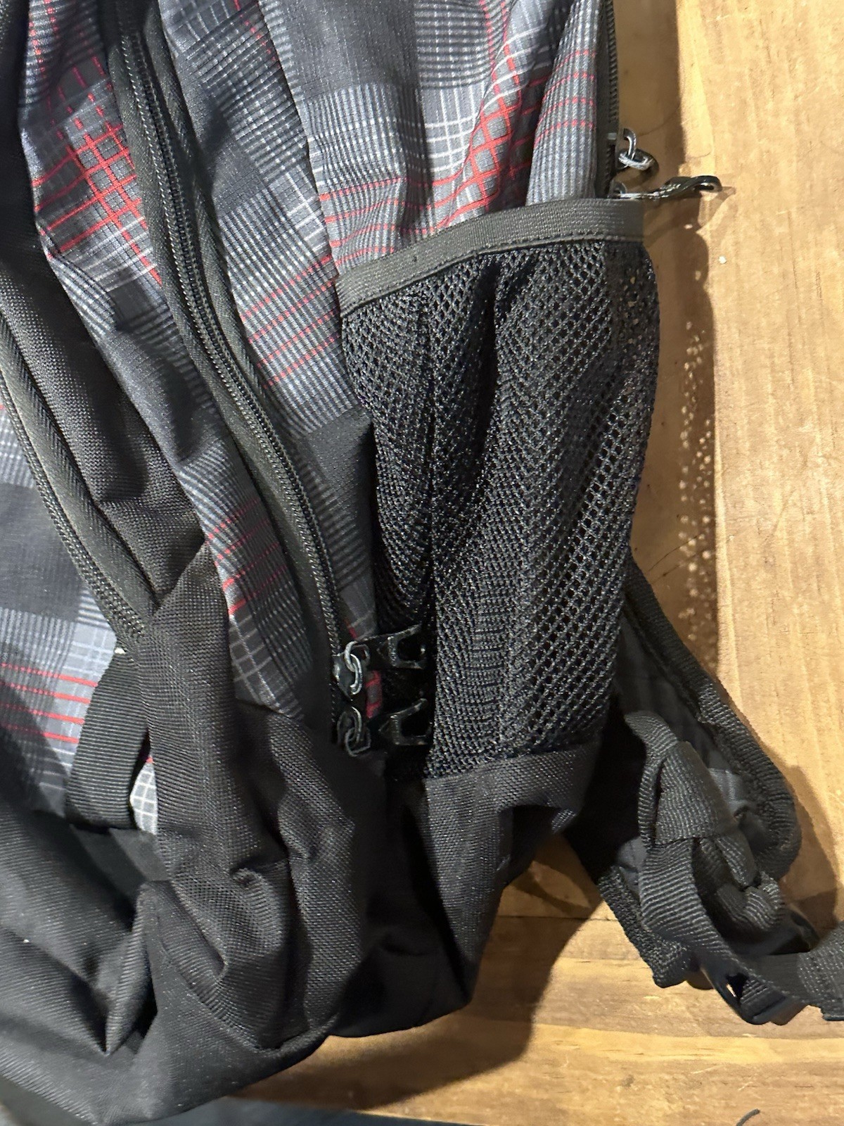 Adidas Large Laptop Backpack Unisex RARE Plaid Layout VERY CLEAN