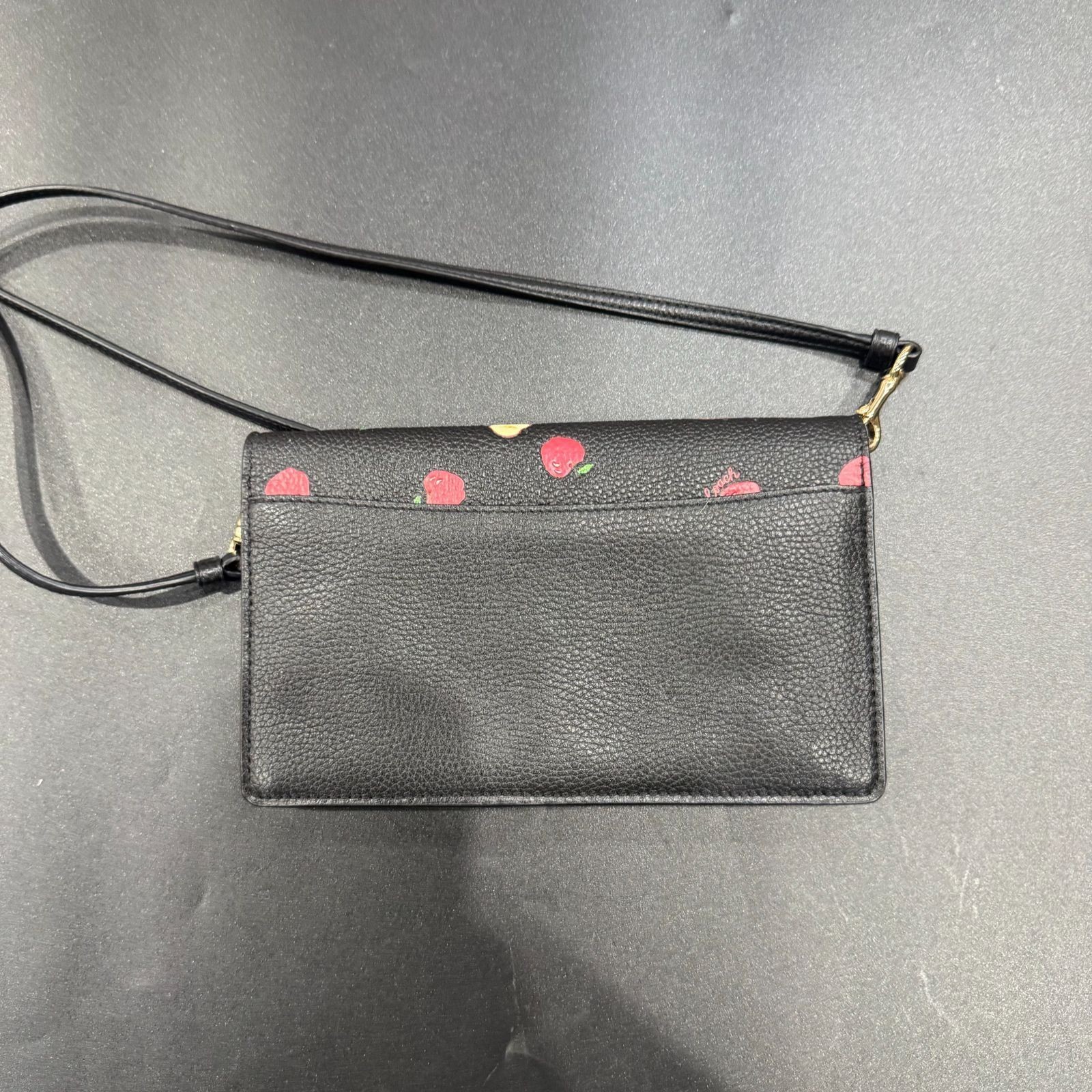 Coach Black Shoulder Bag AB Condition Leather Crossbody 20x12cm