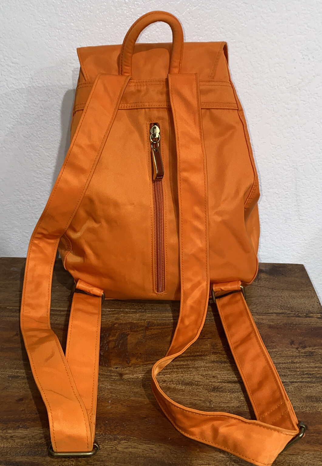 Vintage Y2K DKNY Orange Backpack