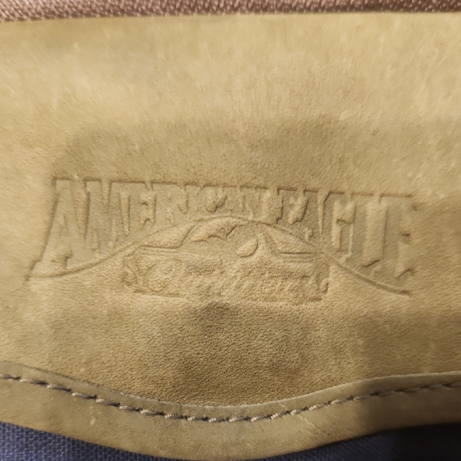 American Eagle Canvas & Leather Waist Bag – Green/Navy Utility Fanny Pack