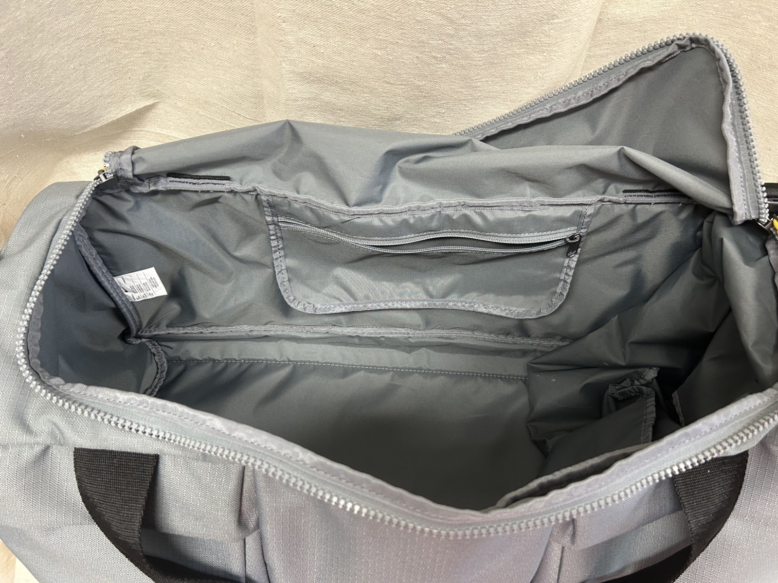 Nike Sport 54L Padded Training Athletic Bag Gray with Interior Shoe Compartment