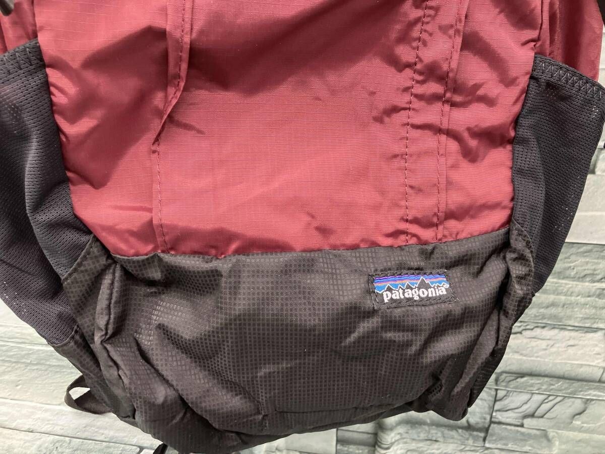 Patagonia Lightweight Travel Tote Pack 2way Wine Red x Black
