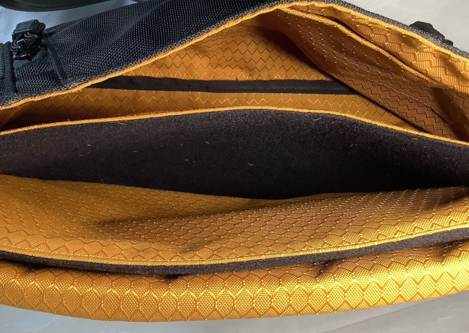 Waterfield Bolt Briefcase Black Premium Messenger Bag, Leather and Nylon