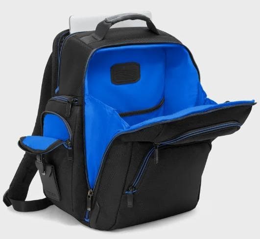 TUMI ALPHA Brief Pack BLACK ULTRA BLUE