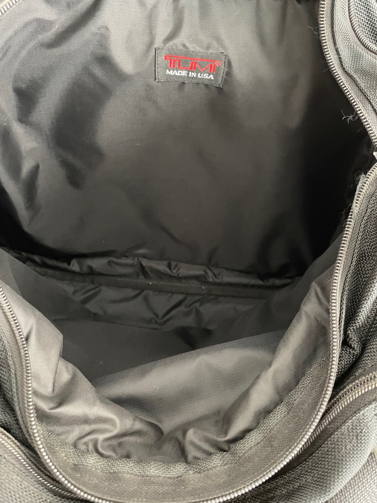 Tumi Black Expandable Nylon Portfolio Briefcase Bag 11.5 X 16.5 X 4.5-5.5