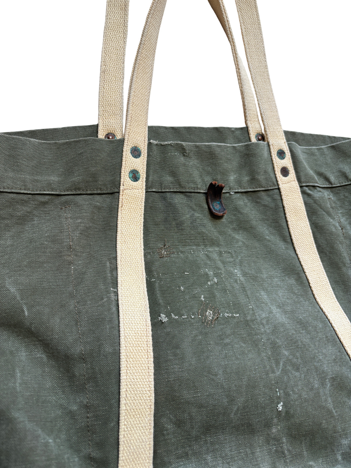 Vintage RRL Ralph Lauren Double RL Canvas Large Military Travel Tote Bag GRAIL