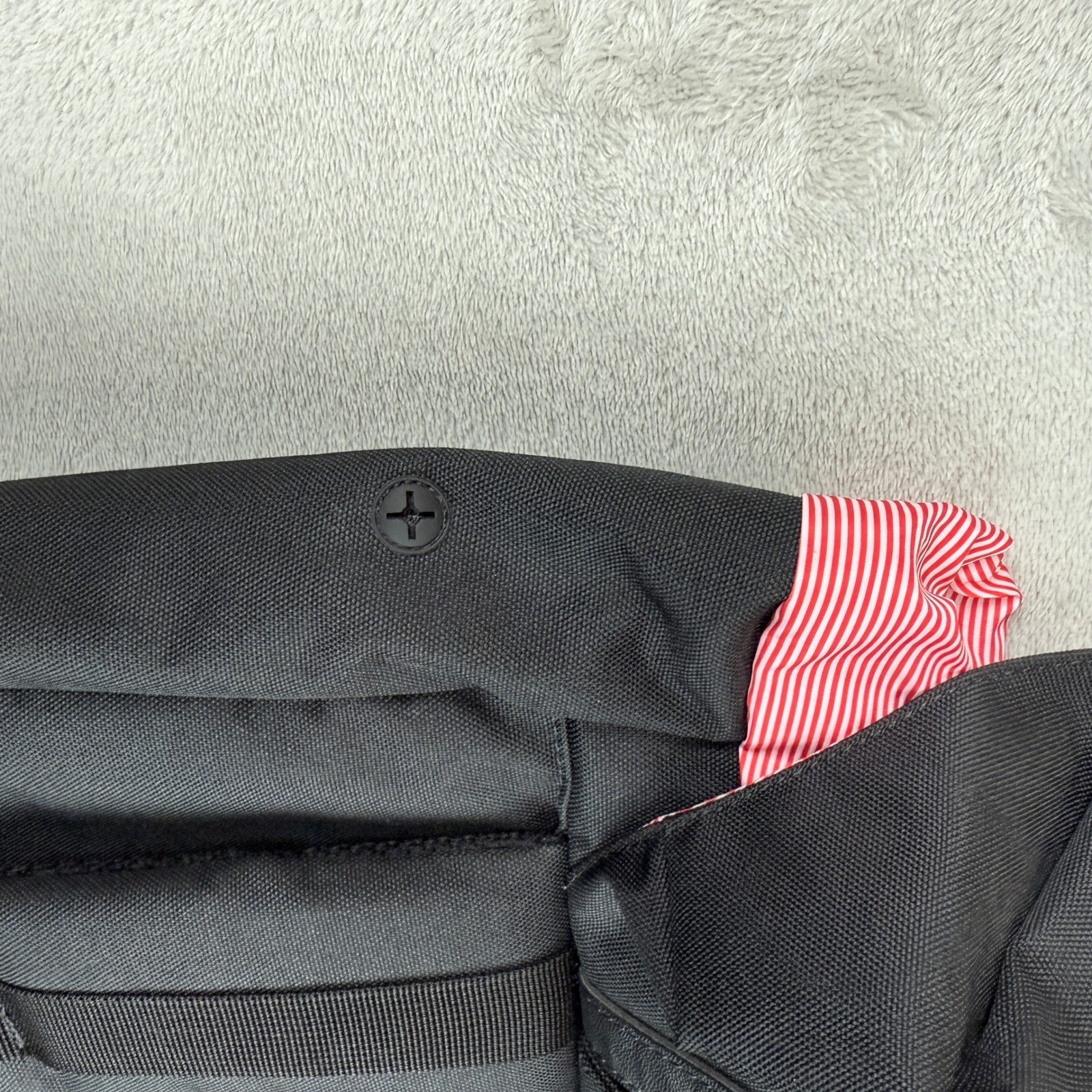 Herschel Supply Co Laptop Backpack Mens 23L Black Retreat Crosshatch Bag NWOT